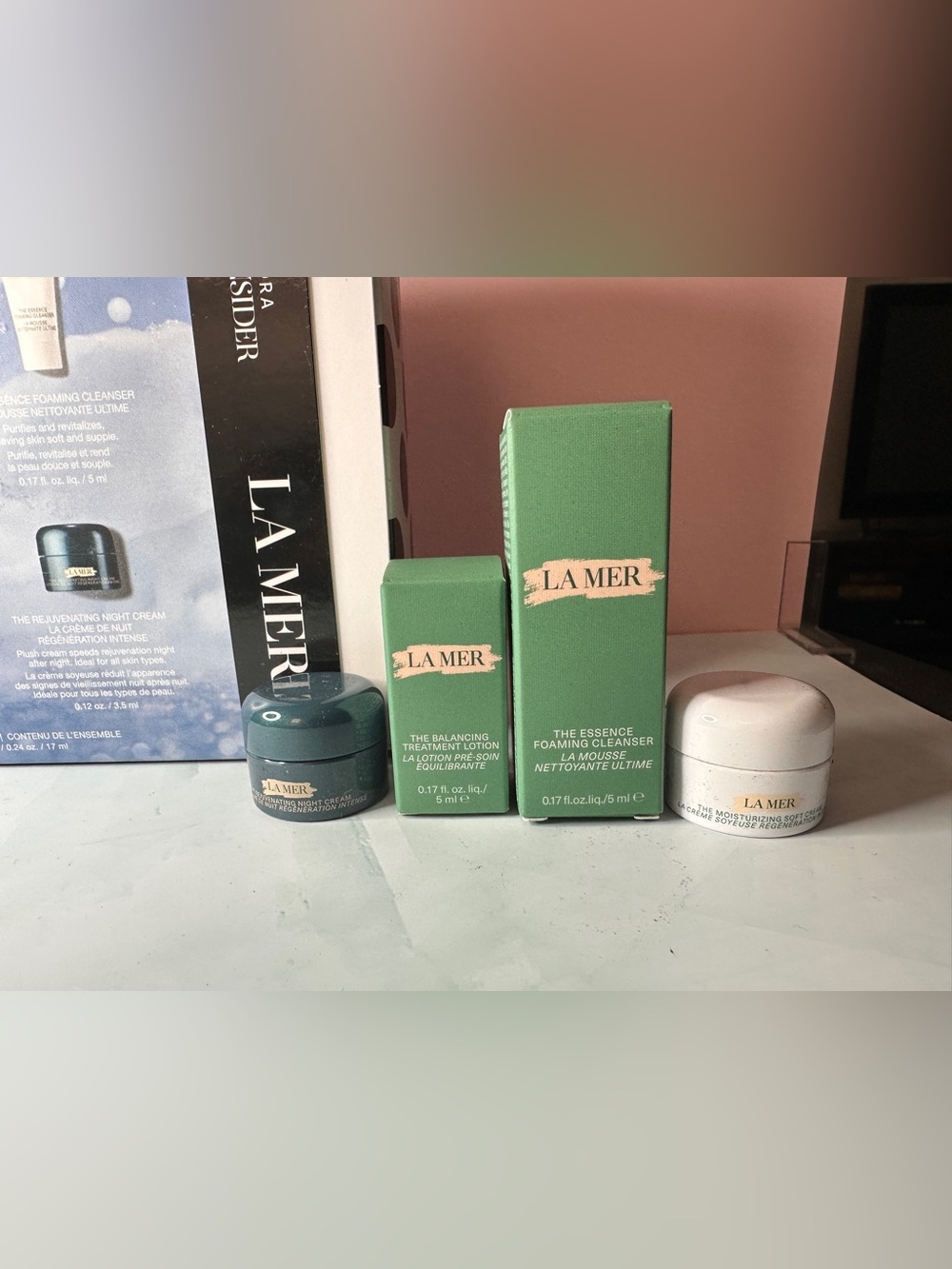 La Mer The Essence Foaming Cleanser & Treatment Lotion Sephora set